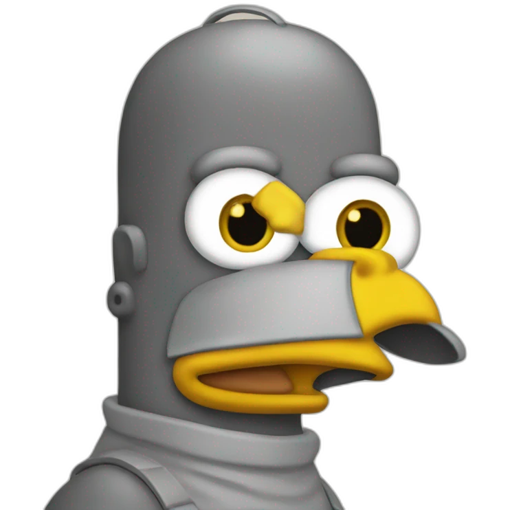 Simpson canard emoji