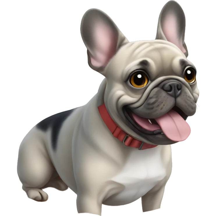Frenchie on the beach emoji