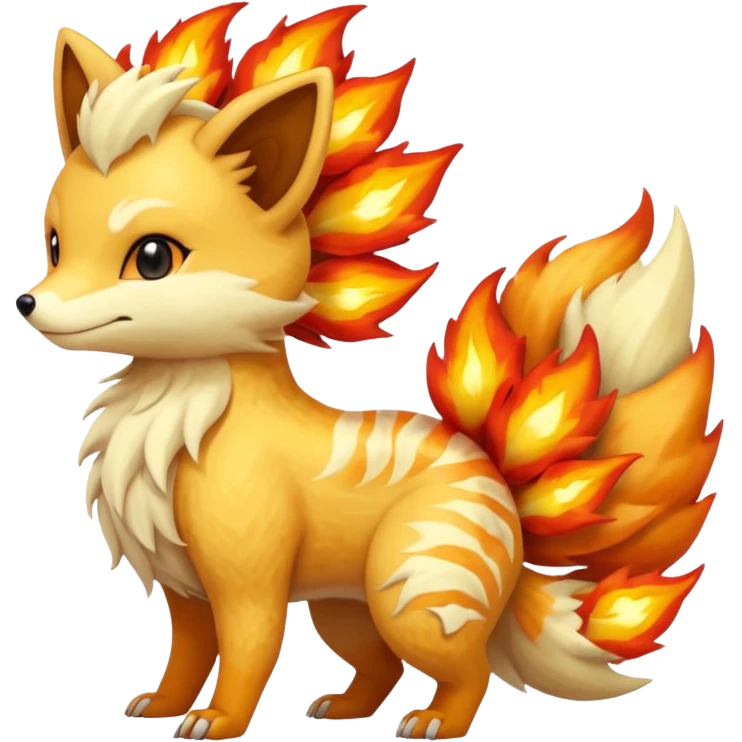 Sandshrew-Ninetails-Fennekin-Vulpix-fusion emoji