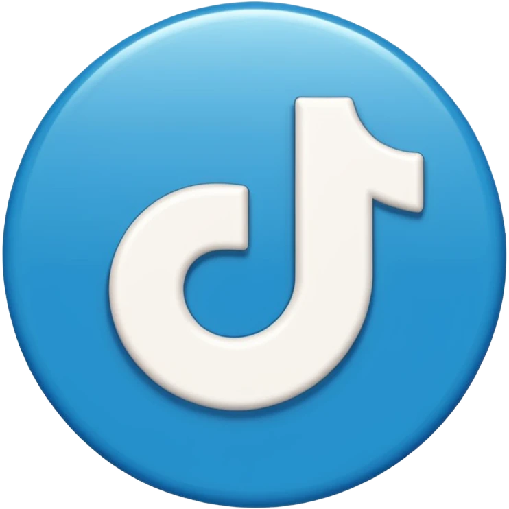 Make me an emoji thats look exactly like the TikTok verified emoji a blue tick make it exactly no difference  emoji