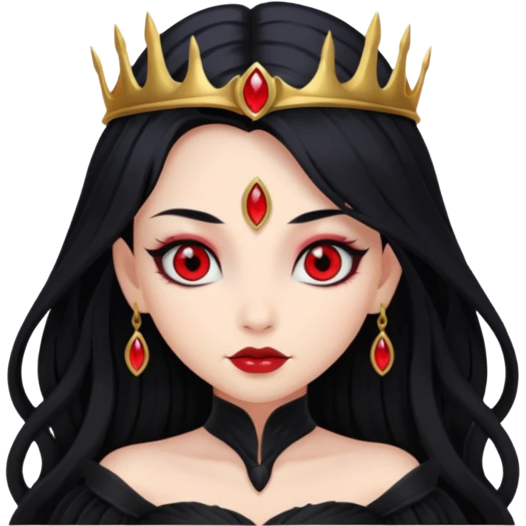 Dark fairy queen – Black gown, red eyes


























 emoji