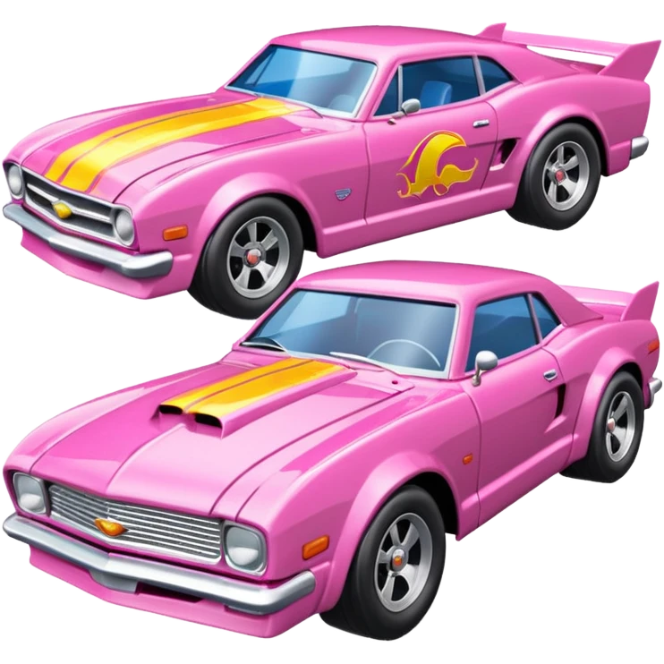 Машинка HotWheels розового цвета в классической упаковке HotWheels. emoji