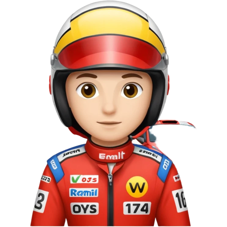 Me with rally car emoji