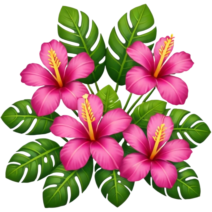 Hawwaiian flowers emoji