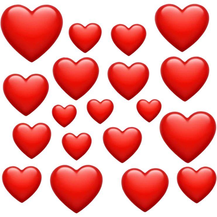 Love hearts emoji