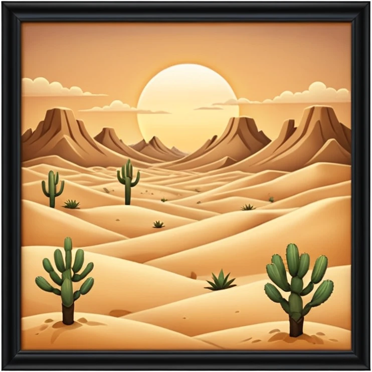Hot Desert emoji