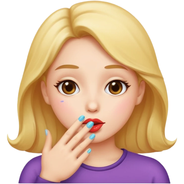 face blowing a kiss emoji