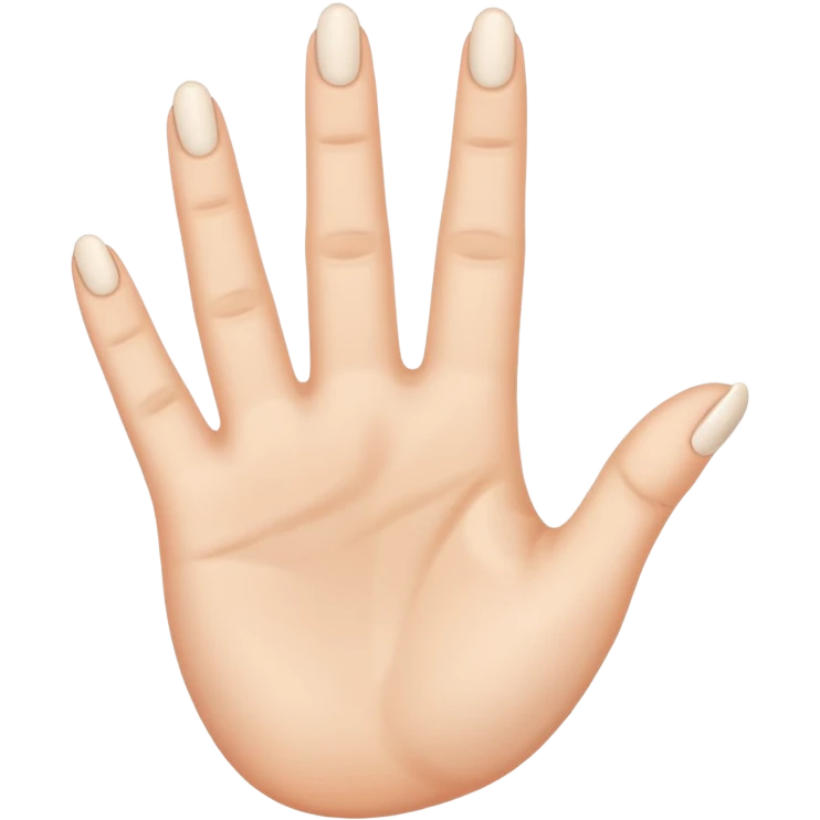 Three fingers 👆 emoji