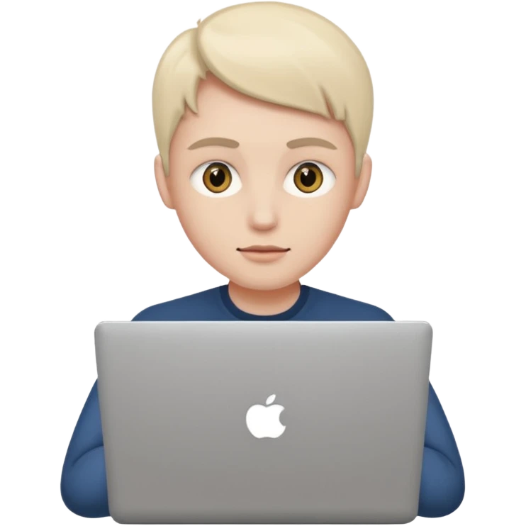 one with lap top one with one emoji