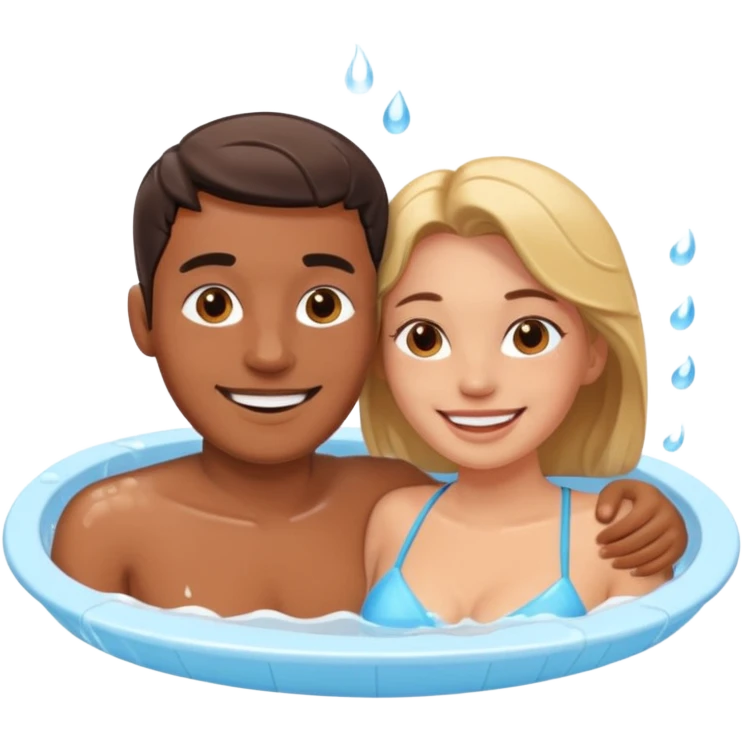 jacuzzi pareja emoji