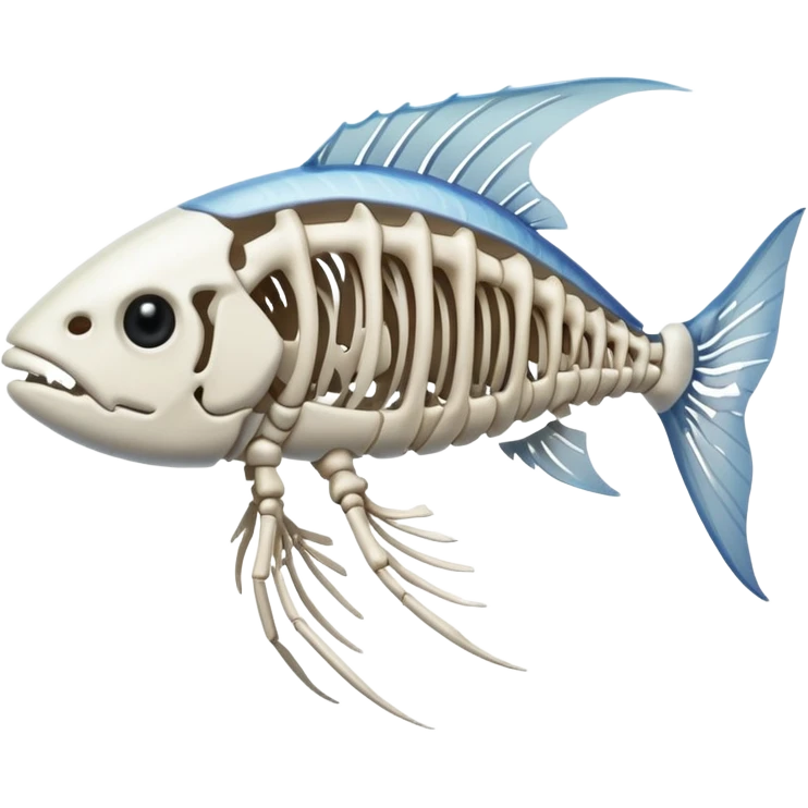 fish skeleton emoji