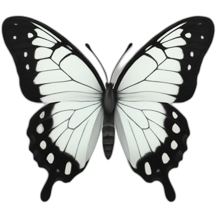butterfly white emoji