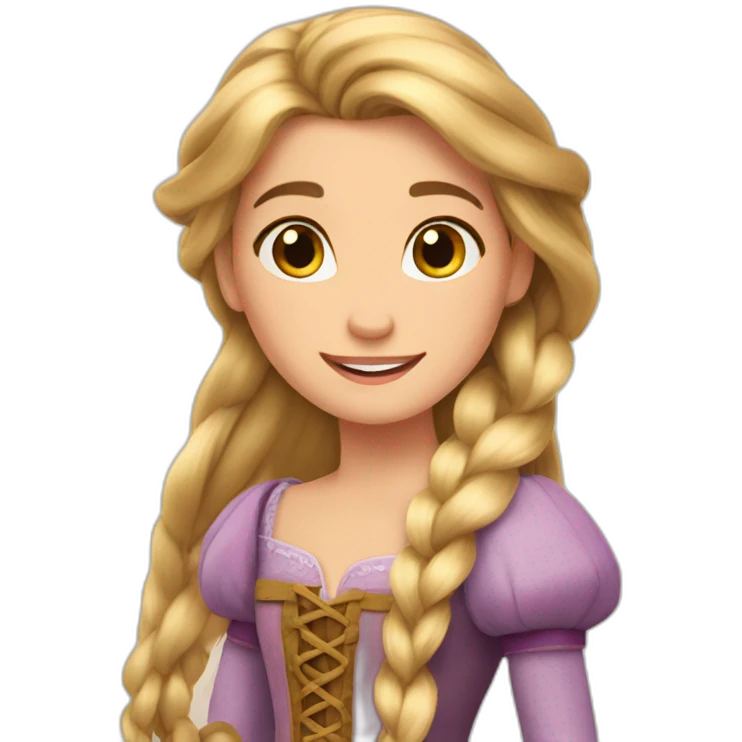 Rapunzel emoji