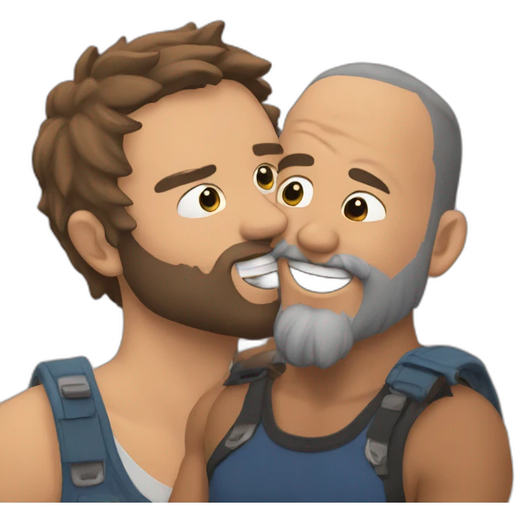 chopper eat Daddy's beard emoji