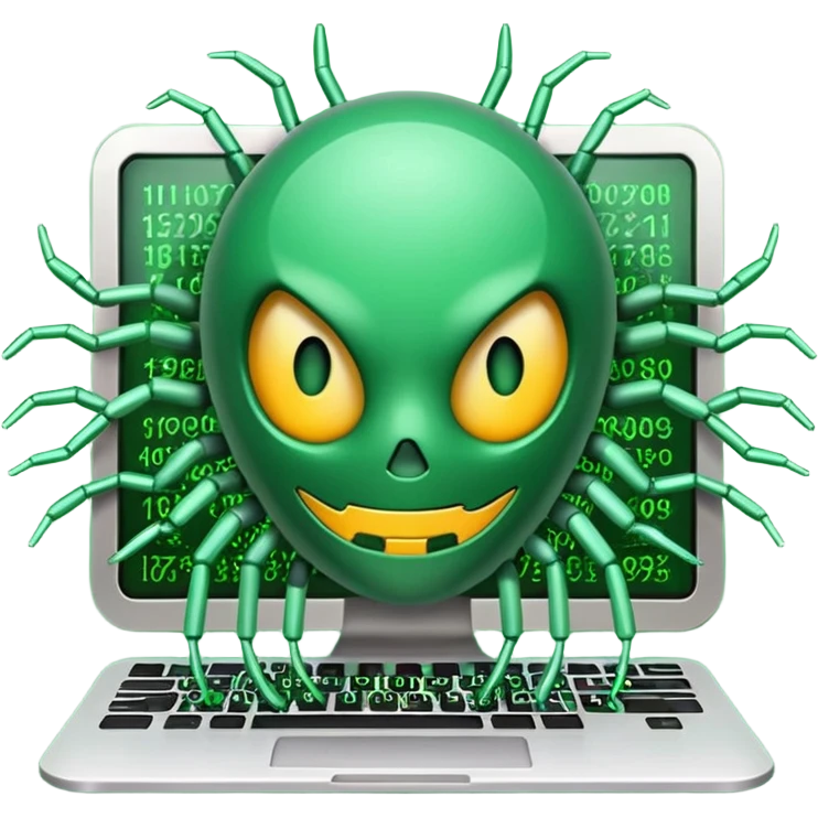 virus de computadora emoji