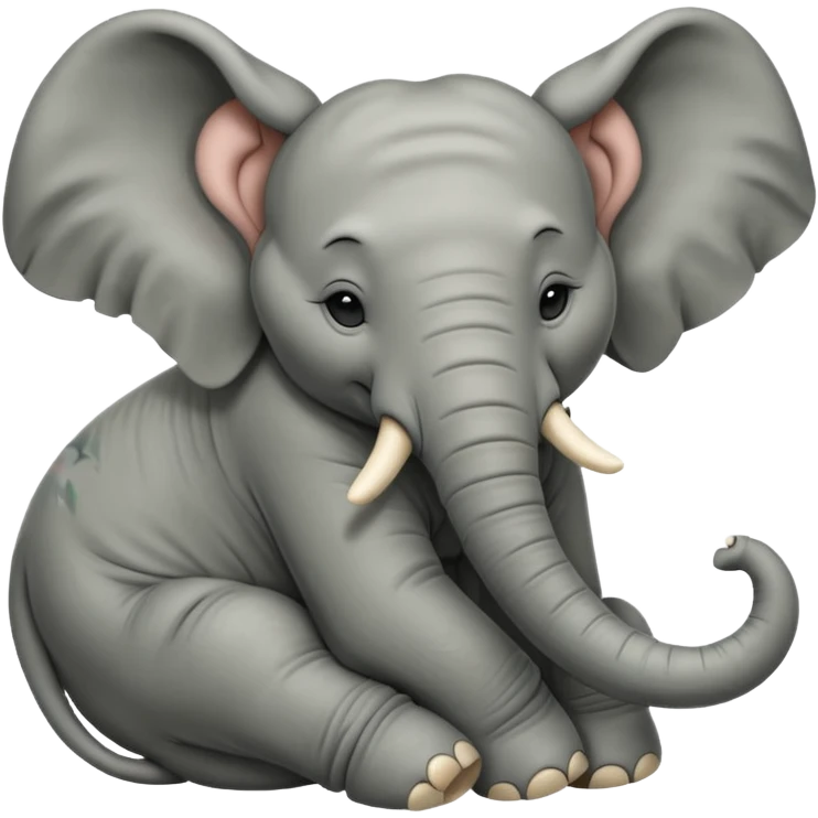 gajah tidur emoji