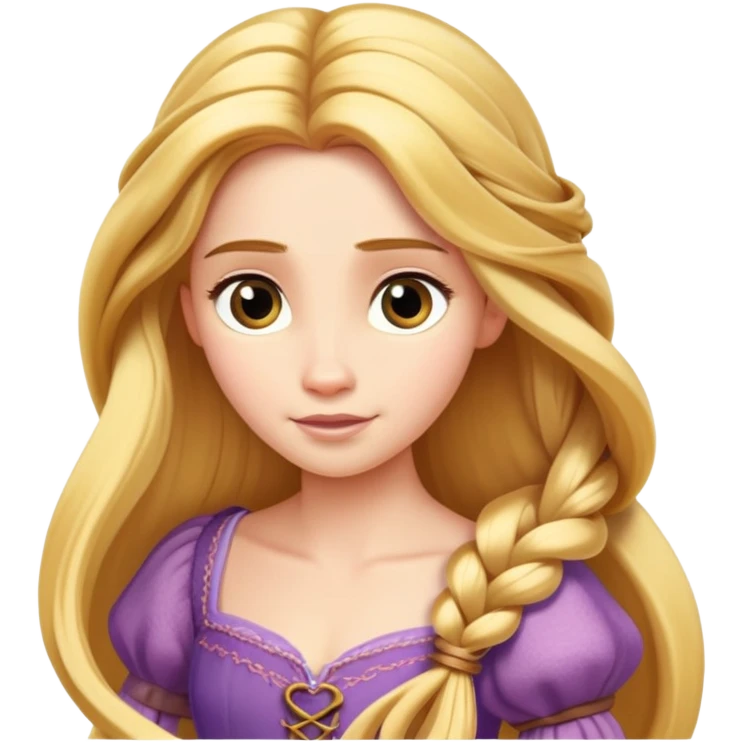 Tangled rapunzel emoji