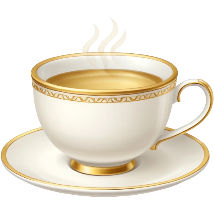 Beach tea cup emoji