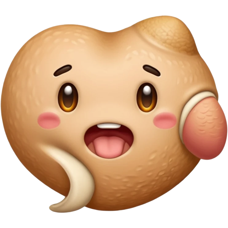 Pooping butt emoji