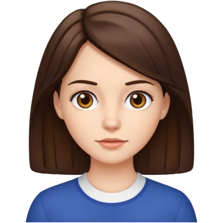 Emma brunette emoji