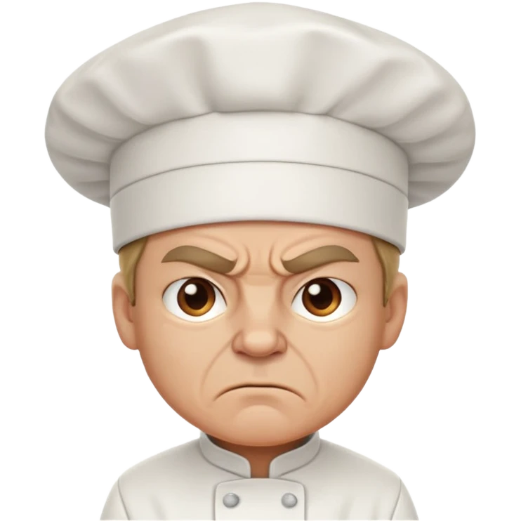 Chef Skinner angry chef emoji