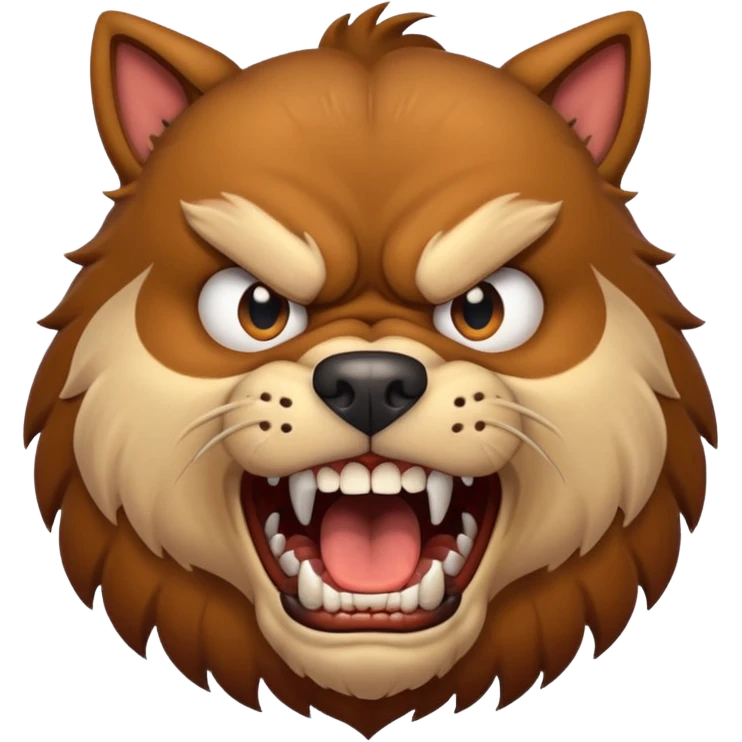 angry dog emoji