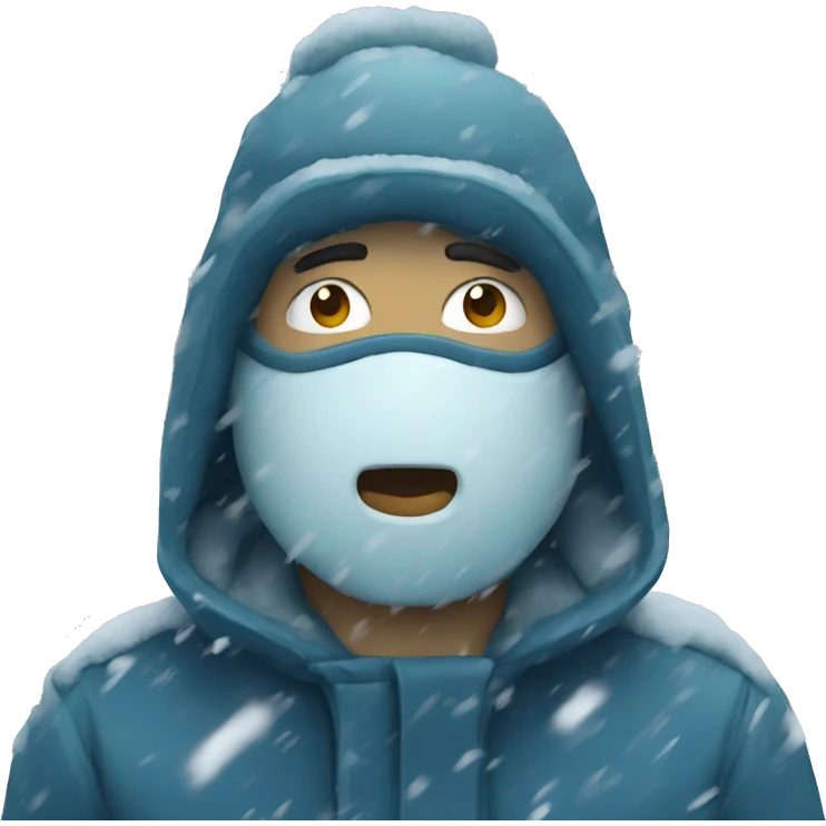 snowstorm emoji