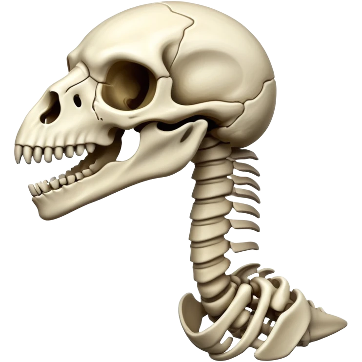 skeleton raptor emoji