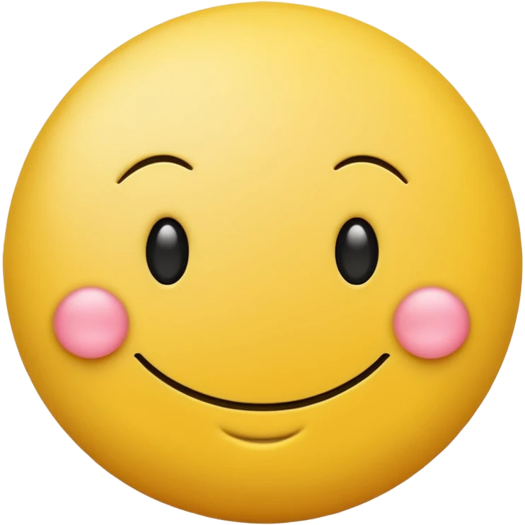 Smiley face with cute little butt emoji