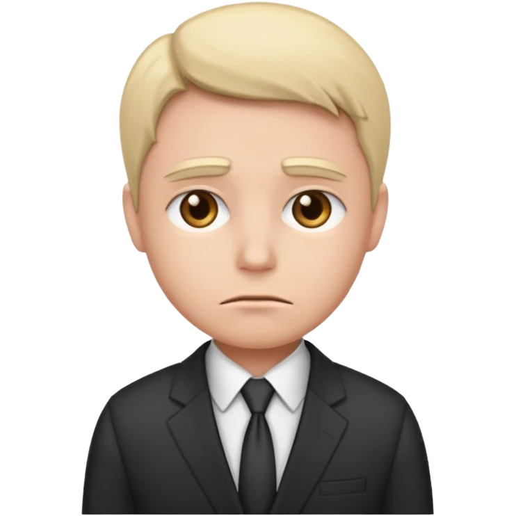 sad businese emoji