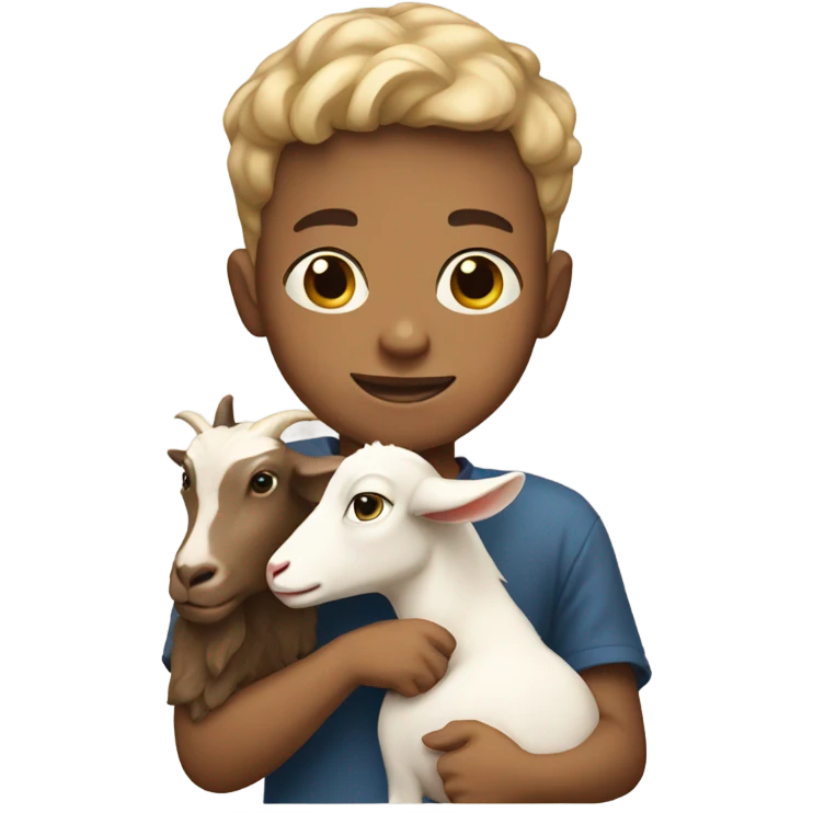 lightskin boy wit goat emoji
