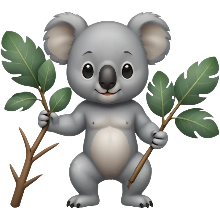 Strong koala bear emoji