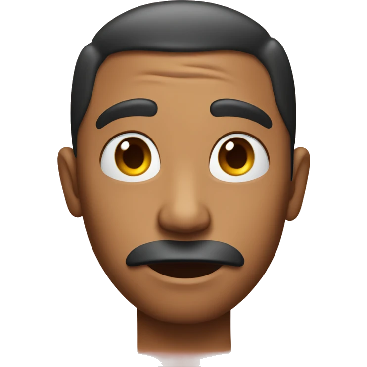 emoji raising one eyebrow nervously emoji