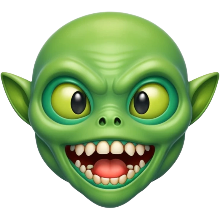 alien hungry emoji