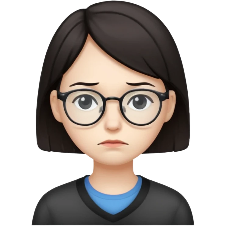 😔+🤓 emoji