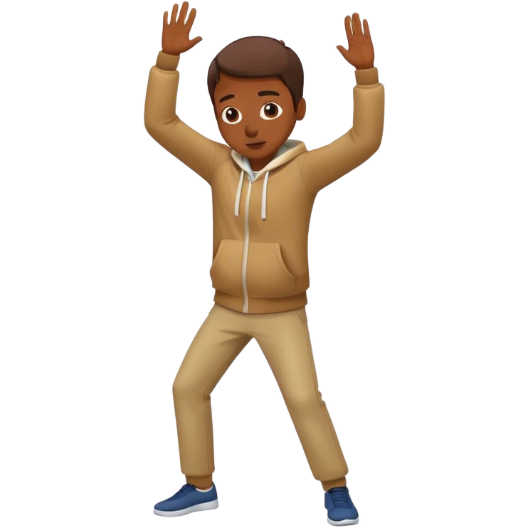 person doing the dab emoji
