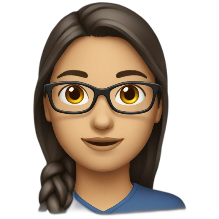 brunett girl software developer emoji