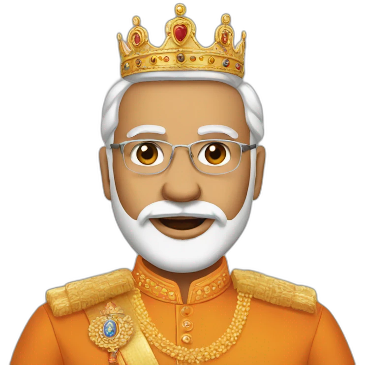 Modi Crowned emoji