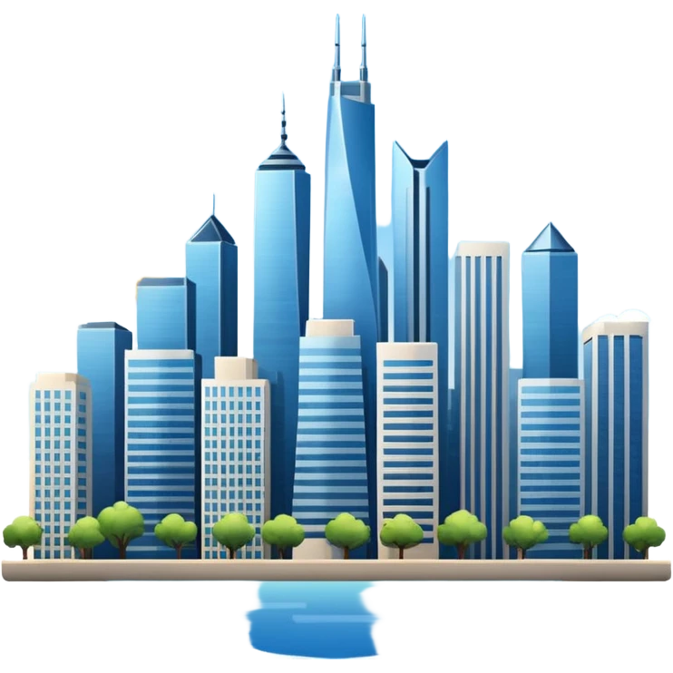 city with sun emoji