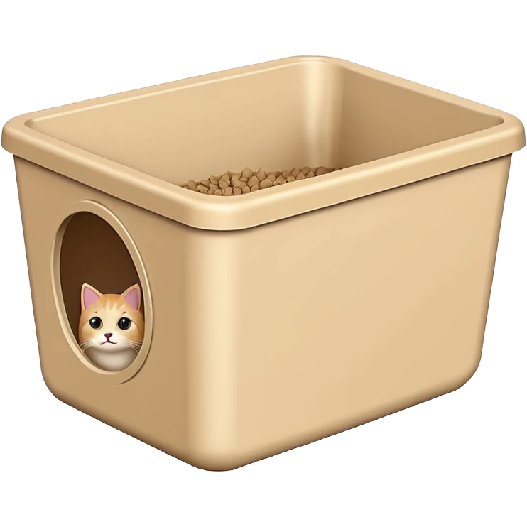 cat litter box emoji