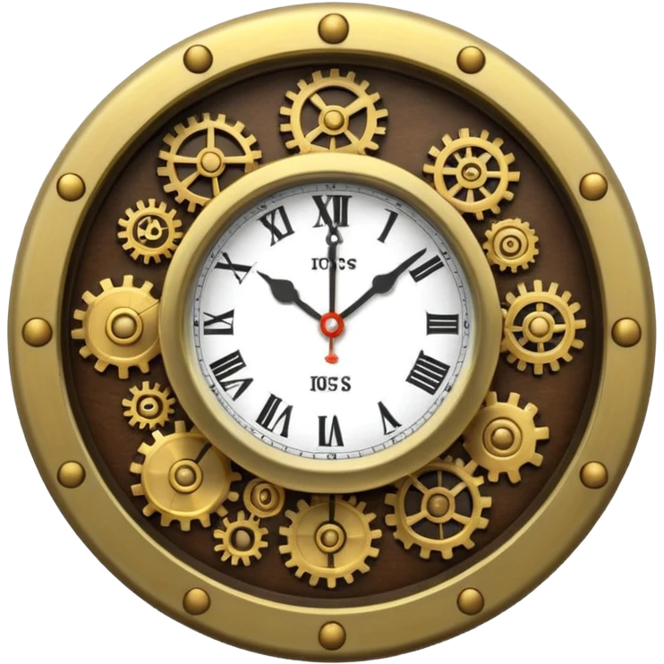 mechanic clock emoji