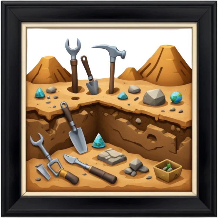 Archaeology = emoji