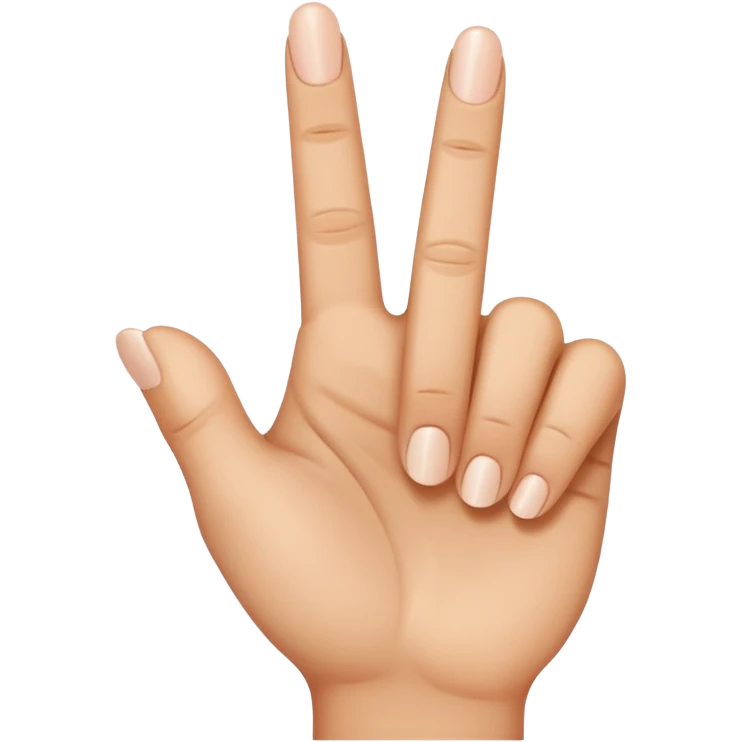 Middle finger emoji