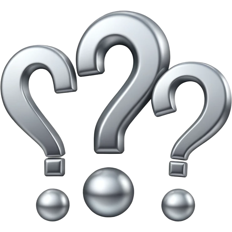 multiple question marks emoji