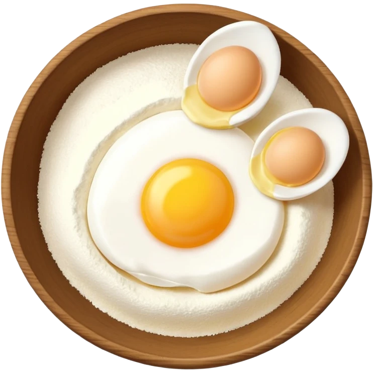 baking ingredients before preparation emoji
