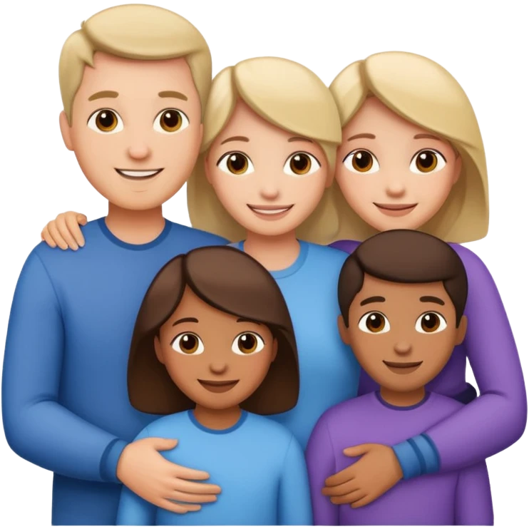 Family, cute, love emoji