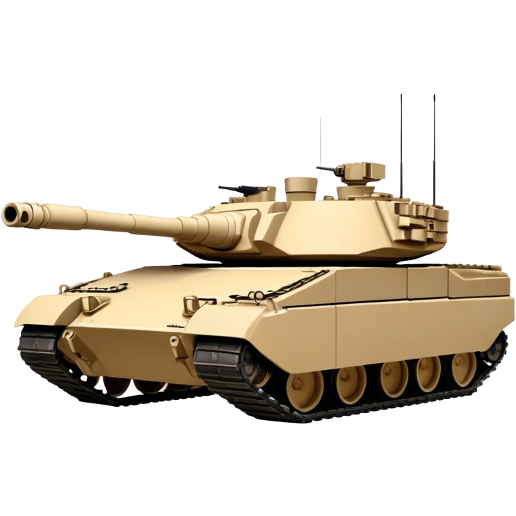 M1 Abrams Tank (sand colour) emoji