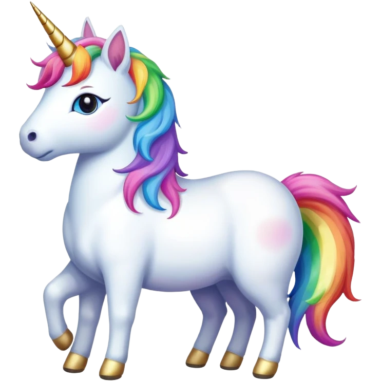 Unicorn that has a cat body emoji