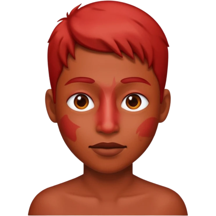 ass red emoji