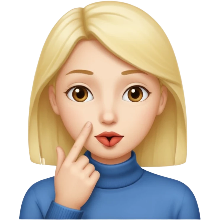 🫂+🤫 emoji